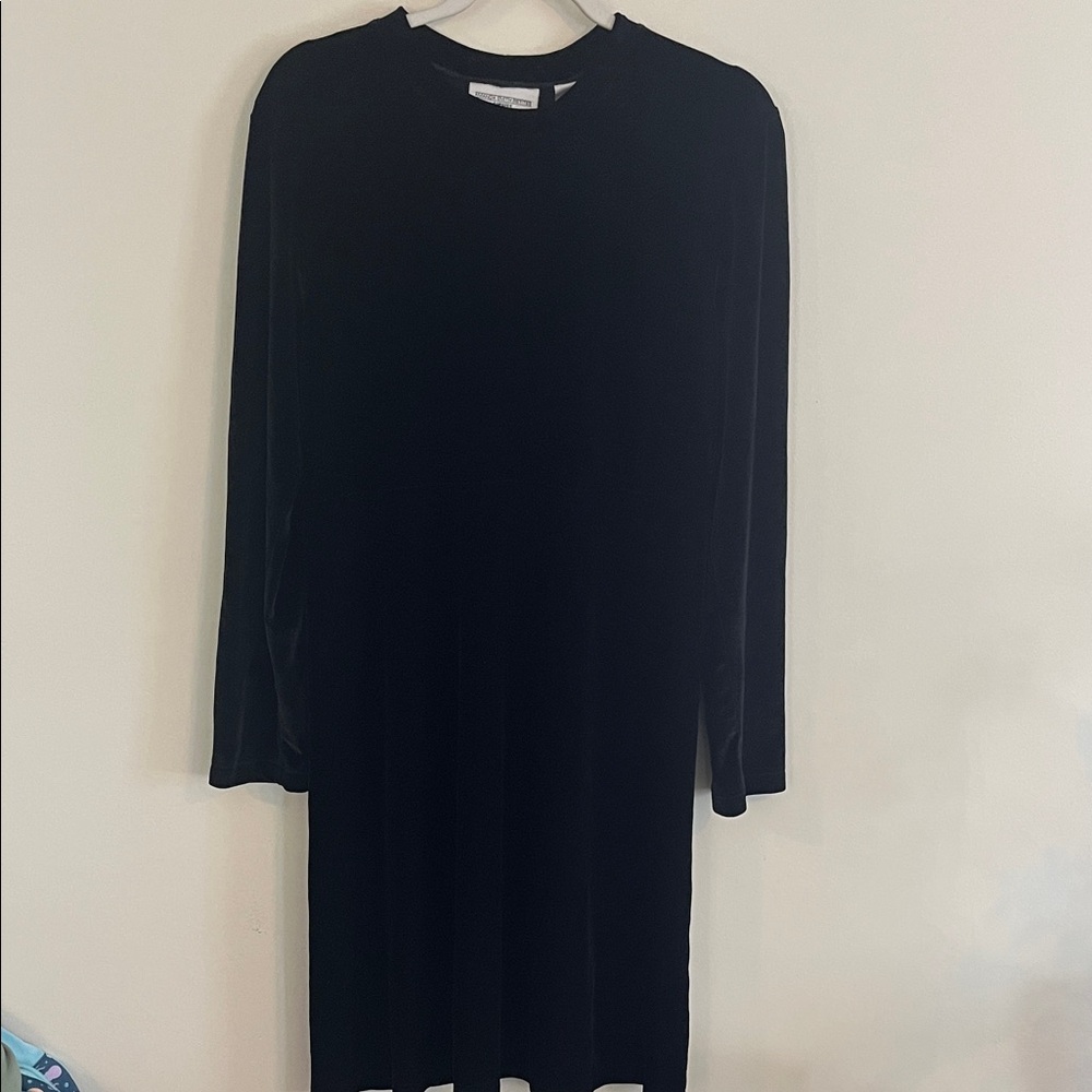 Vintage‎ Amanda Smith Velvet Dress Dark Romantic Grunge Whimsigoth Witchy Autumn